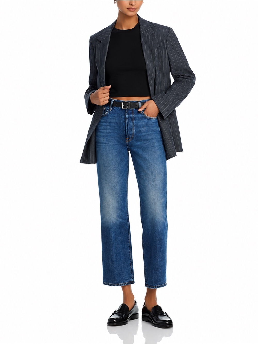 MOTHER The Rambler Ankle jeans, in Well Stacked, size 26